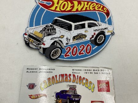 Hot wheels 2020 20th Nationals Charlotte NC 55 Chevy Gasser Patch Online now