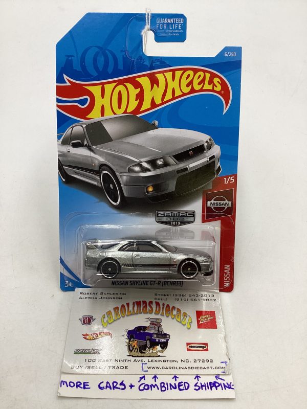 2019 Hot Wheels #6 Zamac 002 Nissan Skyline GT-R R33 (BCNR33) Online now