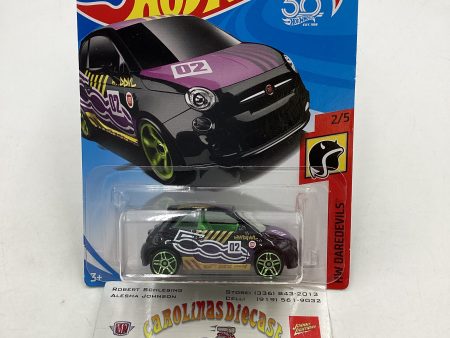 2018 Hot Wheels Fiat 500 Black chase 240A Hot on Sale