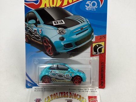 2018 Hot Wheels Fiat 500 Light Blue chase 240A Discount