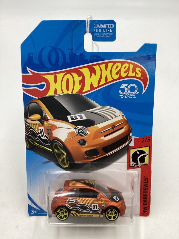 2018 Hot Wheels Fiat 500 Orange chase 240A Discount