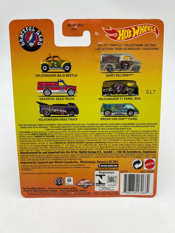 Hot Wheels Pop Culture Grateful Dead Full 6 Car Set W Protectors VHTF Hot on Sale