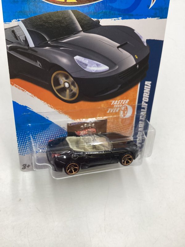 2011 Hot wheels #145 Ferrari California Black Faster than Ever SR on Sale