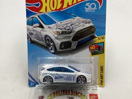 2018 Hot Wheels Kmart Exclusive Ford Focus RS White 236D Hot on Sale