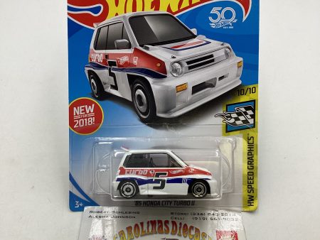 2018 Hot Wheels #68 White 85 Honda City Turbo II 75D Discount