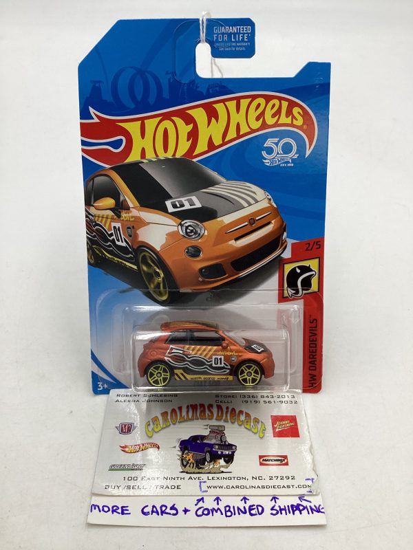 2018 Hot Wheels Fiat 500 Orange chase 240A Discount