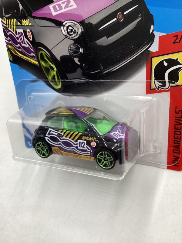 2018 Hot Wheels Fiat 500 Black chase 240A Hot on Sale