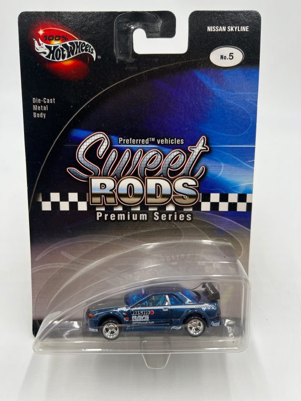 Hot Wheels 100% Sweet Rods Premium Series #5 Nissan Skyline Blue VHTF Cheap