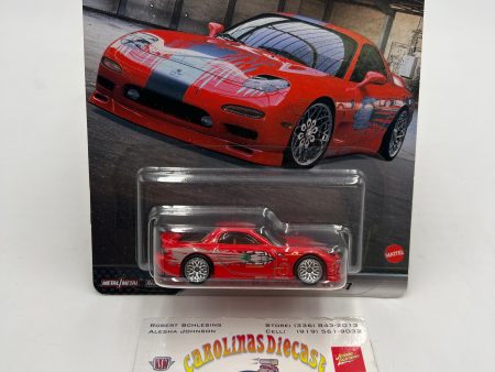 Hot Wheels Fast & Furious Full Force #1 95 Mazda RX-7 Red W Protector Cheap