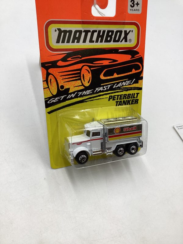 1993 Matchbox #56 Peterbuilt Tanker Shell 208D Hot on Sale