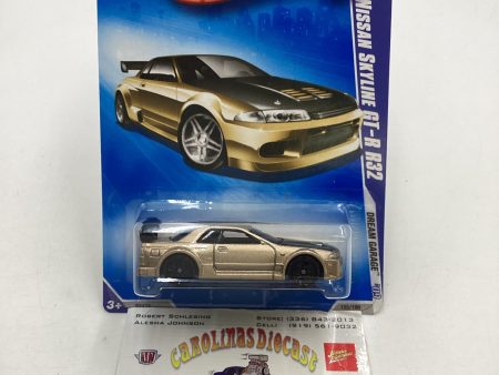 2009 Hot Wheels #156 Nissan Skyline GT-R R32 Gold  W Protector Cheap