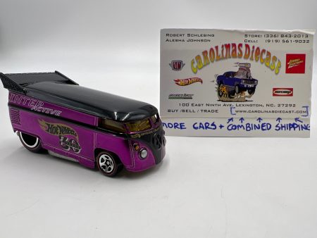 Hot Wheels 30 Years Interactive Volkswagen Drag Bus Purple Loose Sale