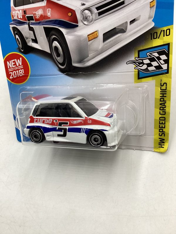 2018 Hot Wheels #68 White 85 Honda City Turbo II 75D Discount