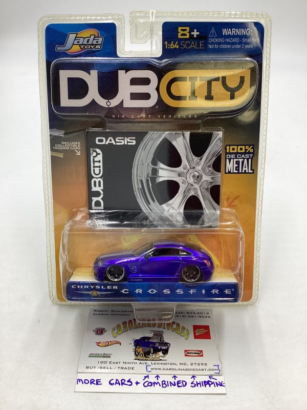 Jada Toys Dub City #069 Chrysler Crossfire Blue 221A For Sale