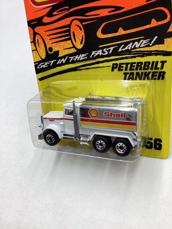 1993 Matchbox #56 Peterbuilt Tanker Shell 208D Hot on Sale