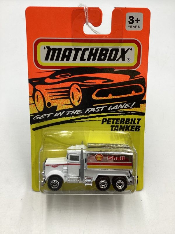 1993 Matchbox #56 Peterbuilt Tanker Shell 208D Hot on Sale