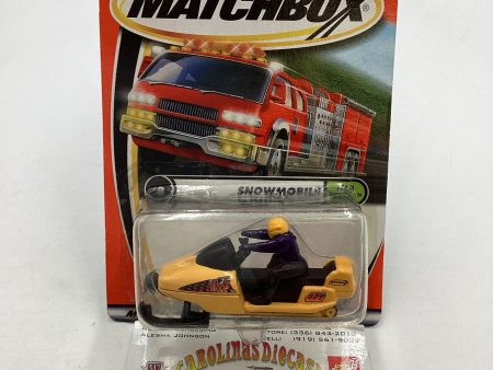 Matchbox #8 Team Tundra Snowmobile Yellow 207E Online now