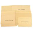 Louis Vuitton Set of 10 Storage Bag Dust Bag Flap Type Beige Cheap