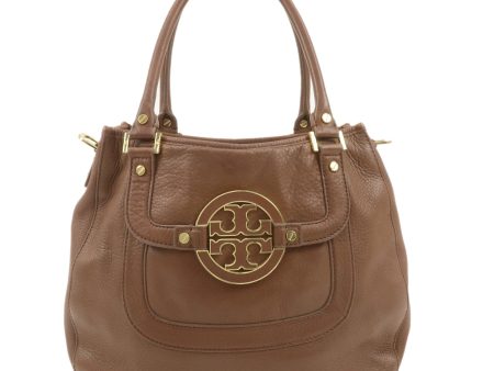 Tory Burch Leather Tote Bag Hand Bag Sholder Bag Brown Online Hot Sale