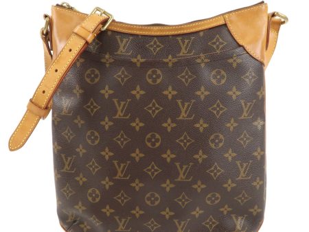 Louis Vuitton Monogram Odeon MM Shoulder Bag Brown M56389 Cheap