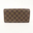 Louis Vuitton Damier Portefeuille Sarah Long Wallet Brown N61734 For Sale