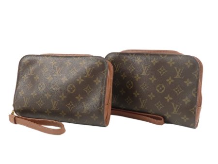 Louis Vuitton Monogram Set of 2 Orsay Clutch Bag M51790 Online now