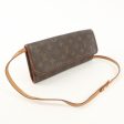 Louis Vuitton Monogram Pochette Twin GM 2Way Bag Brown M51852 Online now