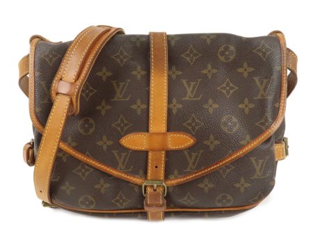 Louis Vuitton Monogram Saumur 30 Crossbody Bag Brown M42256 Online