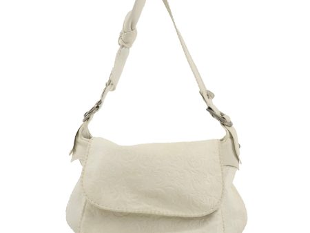 Ferragamo Leather Shoulder Bag White FG217402 Fashion