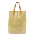 Louis Vuitton Monogram Vernis Lead MM Hand Bag Beige M91141 Hot on Sale