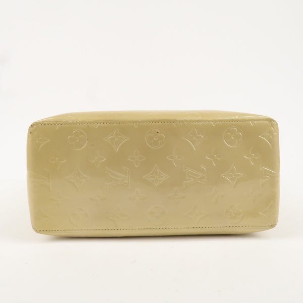 Louis Vuitton Monogram Vernis Lead MM Hand Bag Beige M91141 Hot on Sale