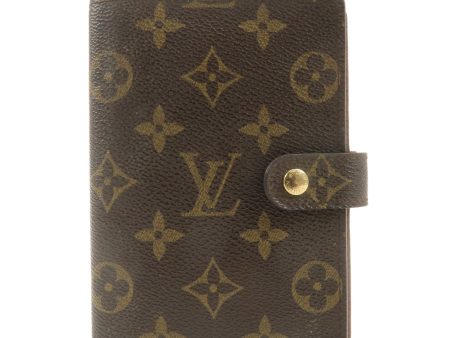 Louis Vuitton Monogram Agenda PM Planner Cover Brown R20005 Online now