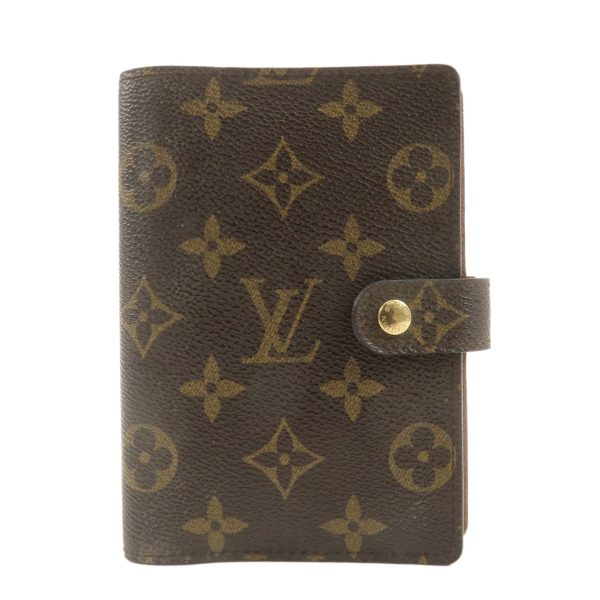 Louis Vuitton Monogram Agenda PM Planner Cover Brown R20005 Online now