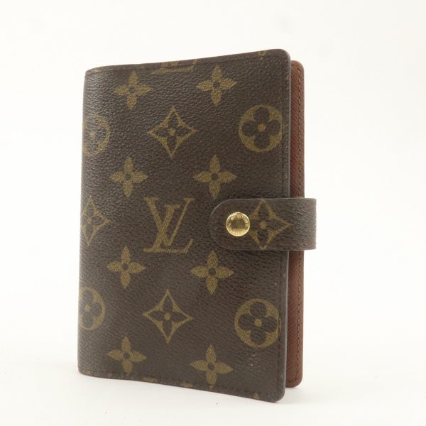 Louis Vuitton Monogram Agenda PM Planner Cover Brown R20005 Online now