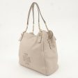 Tory Burch Leather Chain Tote Bag Sholder Bag Pink Beige Sale