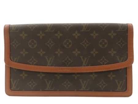 Louis Vuitton Monogram Pochette Damme GM Clutch Bag Brown M51810 For Discount