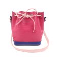 Louis Vuitton Epi Nano Noe Shoulder Bag Pink Blue M42502 For Sale