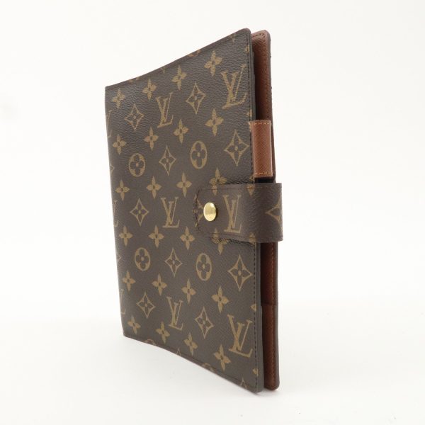 Louis Vuitton Monogram Agenda GM Planner Cover Brown R20106 Cheap