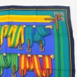 HERMES Carre 90 100% Silk Scarf Les Sangles Blue Green Yellow Red Online Hot Sale