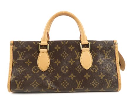 Louis Vuitton Monogram Popincourt Hand Bag Brown M40009 Fashion