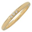 Tiffany&Co. Classic Band 3P Diamond Ring K18 Yellow Gold US5.5 Online