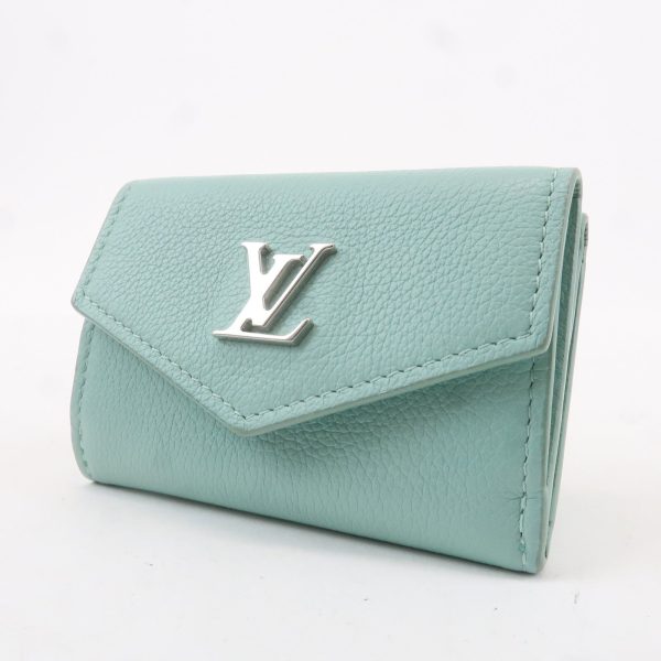 Louis Vuitton Portefeuille Lock Mini Wallet Mint Green M68481 Online Hot Sale