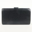 CHANEL Caviar Skin Coco Mark Bi-Fold Long Wallet Black A13498 Supply