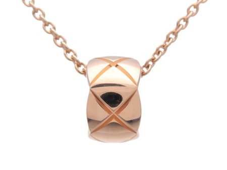 CHANEL COCO Crush Necklace K18PG 750PG Rose Gold J12306 Discount