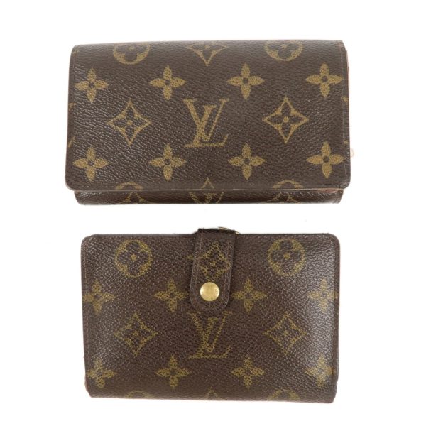 Louis Vuitton Monogram Set of 2 Bi-fold Wallet Brown M61663 M61730 Online Hot Sale