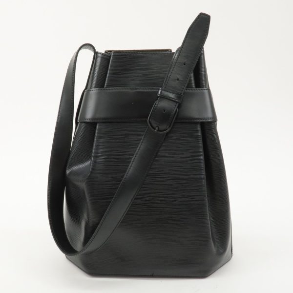 Louis Vuitton Epi Sac D epaule PM Bucket Bag Black M80157 on Sale