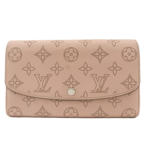 Louis Vuitton Monogram Mahina Portefeuille Iris Long Wallet M60145 For Sale