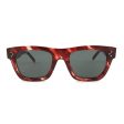 CELINE Plastic Sungrasses Wellington CL400091 51笆｡21 145 Red Brown Fashion