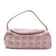 CHANEL New Travel Line Nylon Jacquard Leather Vanity Bag Pink on Sale