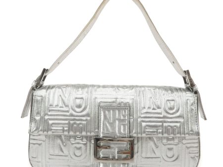 FENDI Zucca Mamma Bucket Satin Leather Shoulder Bag 8BR600 Online